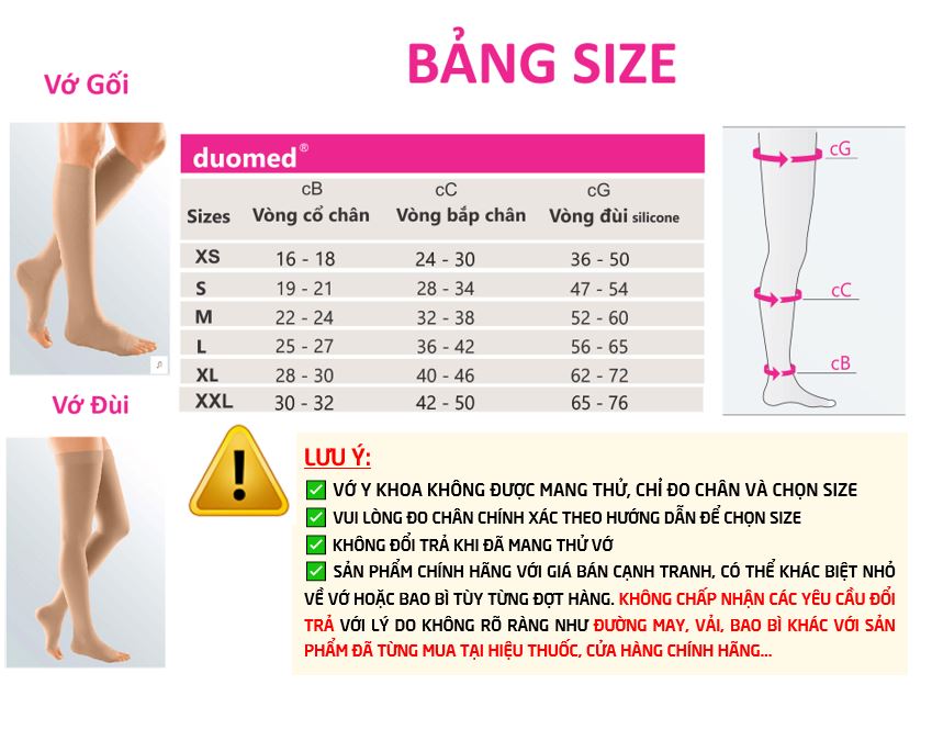 Vớ Y Khoa Chân Medi Duomed