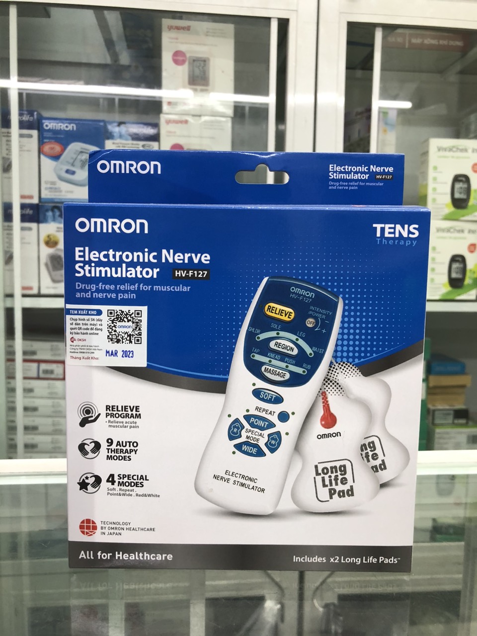 Máy Massage Xung Điện Omron HV-F127