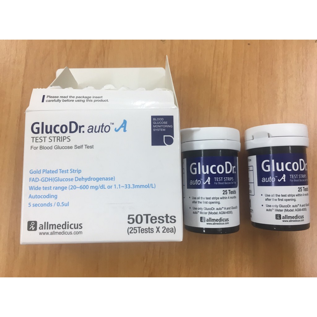 Que Thử Đường Huyết Gluco Dr Auto