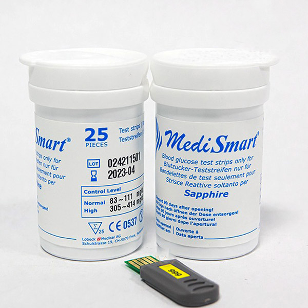 Que Thử Đường Huyết Medismart Sapphire