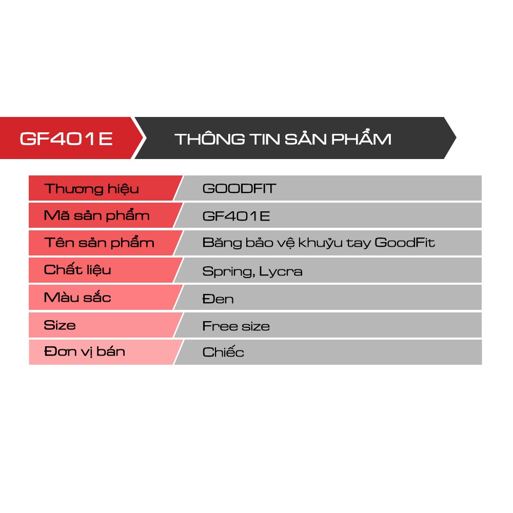 Băng Khuỷu Tay Dạng Dán GoodFit GF401E