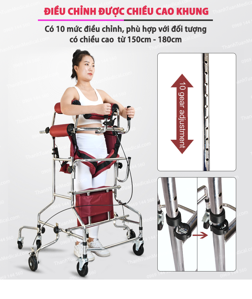 Khung Tập Đứng, Tập Đi Cho Người Tai Biến GBM-021