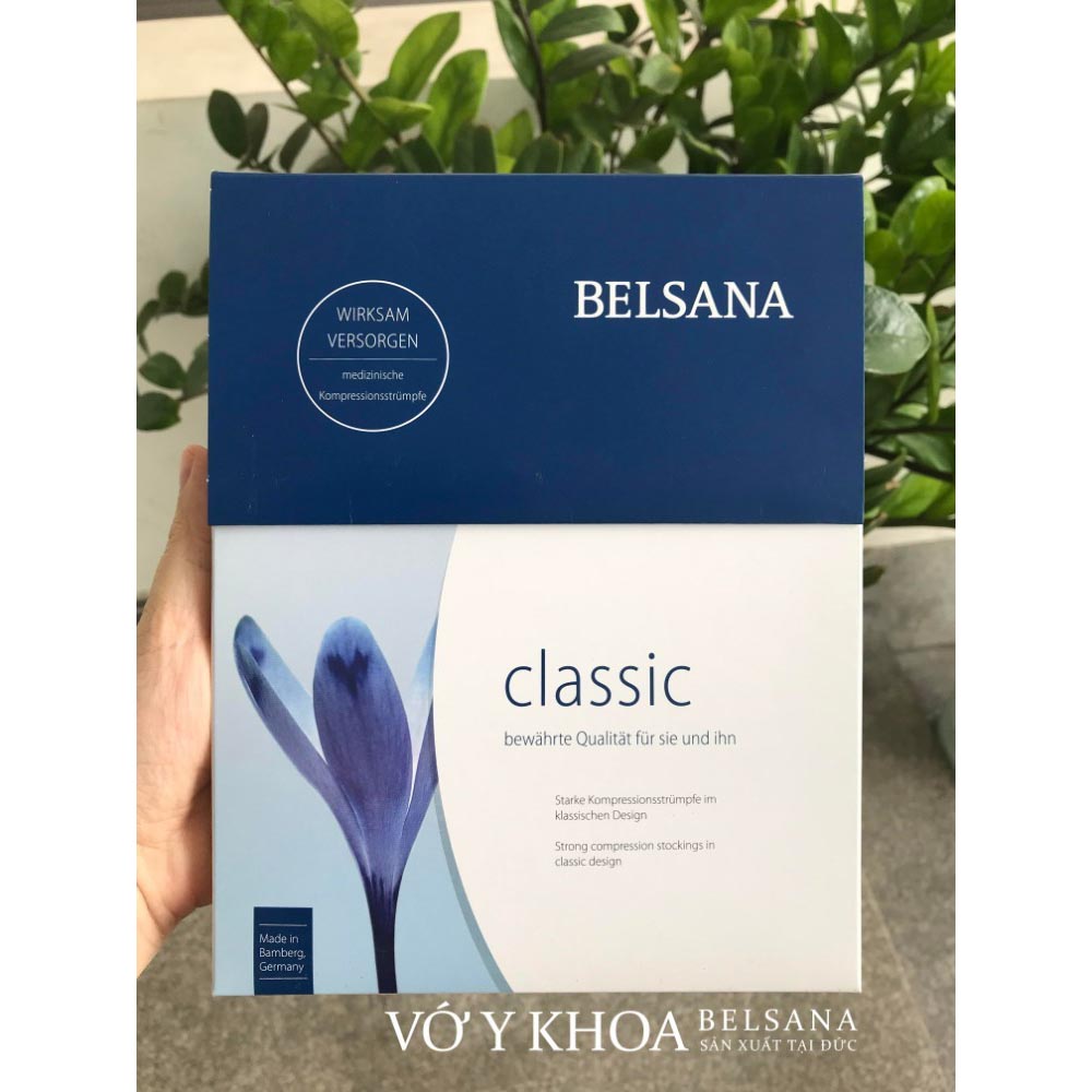 Vớ Y Khoa BELSANA Classic (Da, Hở Ngón)