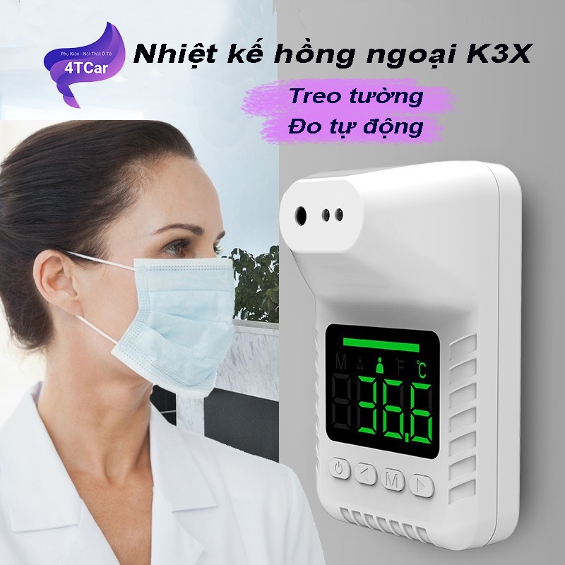 Nhiệt Kế Hồng Ngoại Gắn Tường K3X