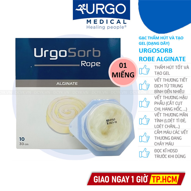 Băng Gạc Hút Dịch Dạng Cuộn Urgo URGOSORB ROBE