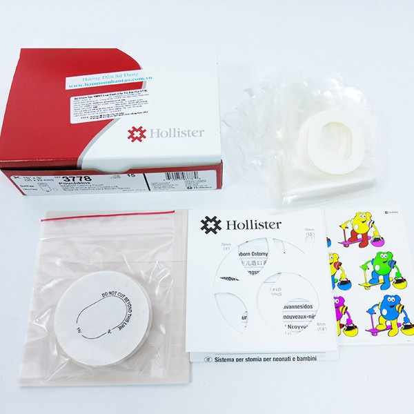 Túi Hậu Môn Nhân Tạo Hollister 3778 (Cho Trẻ Sơ Sinh)