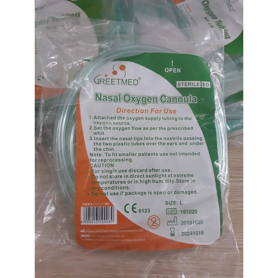 Mặt Nạ Thở Oxy Không Túi GreetMed