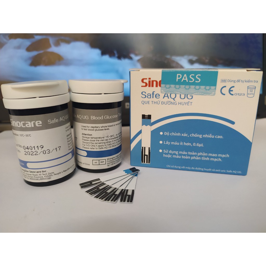 Que Thử Đường Huyết Safe AQ UG