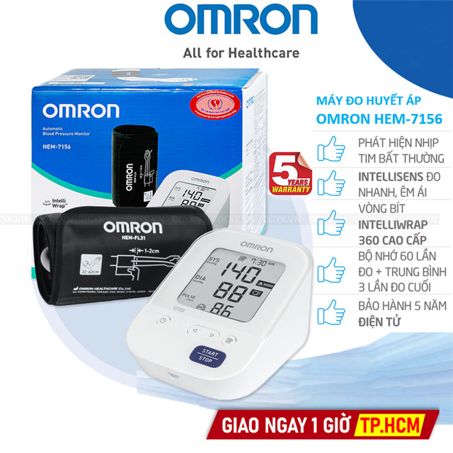 Máy Đo Huyết Áp Bắp Tay Omron HEM-7156