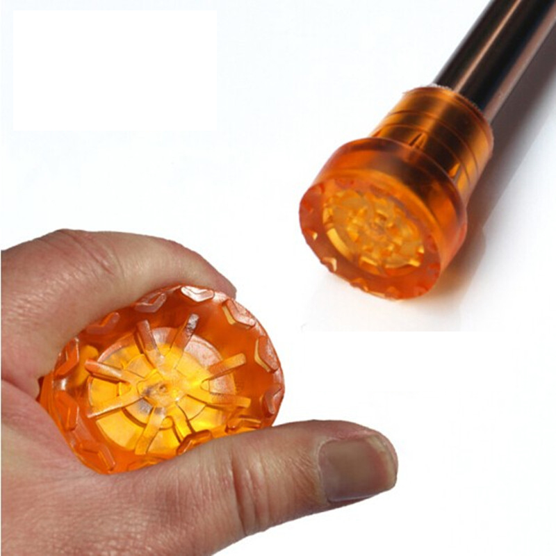 [PHỤ KIỆN] Cục Đế Cao Su Nạng, Gậy Lucass Màu Cam Trong