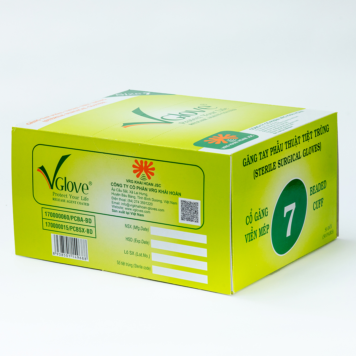 Găng Tay Phẫu Thuật Tiệt Trùng VGlove