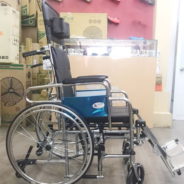 Xe Lăn Nằm Có Bô, Đệm Simili Lucass X-607 (X607)