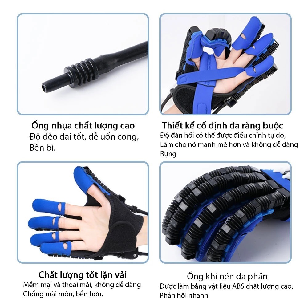 Bộ Găng Tay Robot Phục Hồi Chức Năng Bàn, Ngón Tay OEM-01 (Pin Sạc)