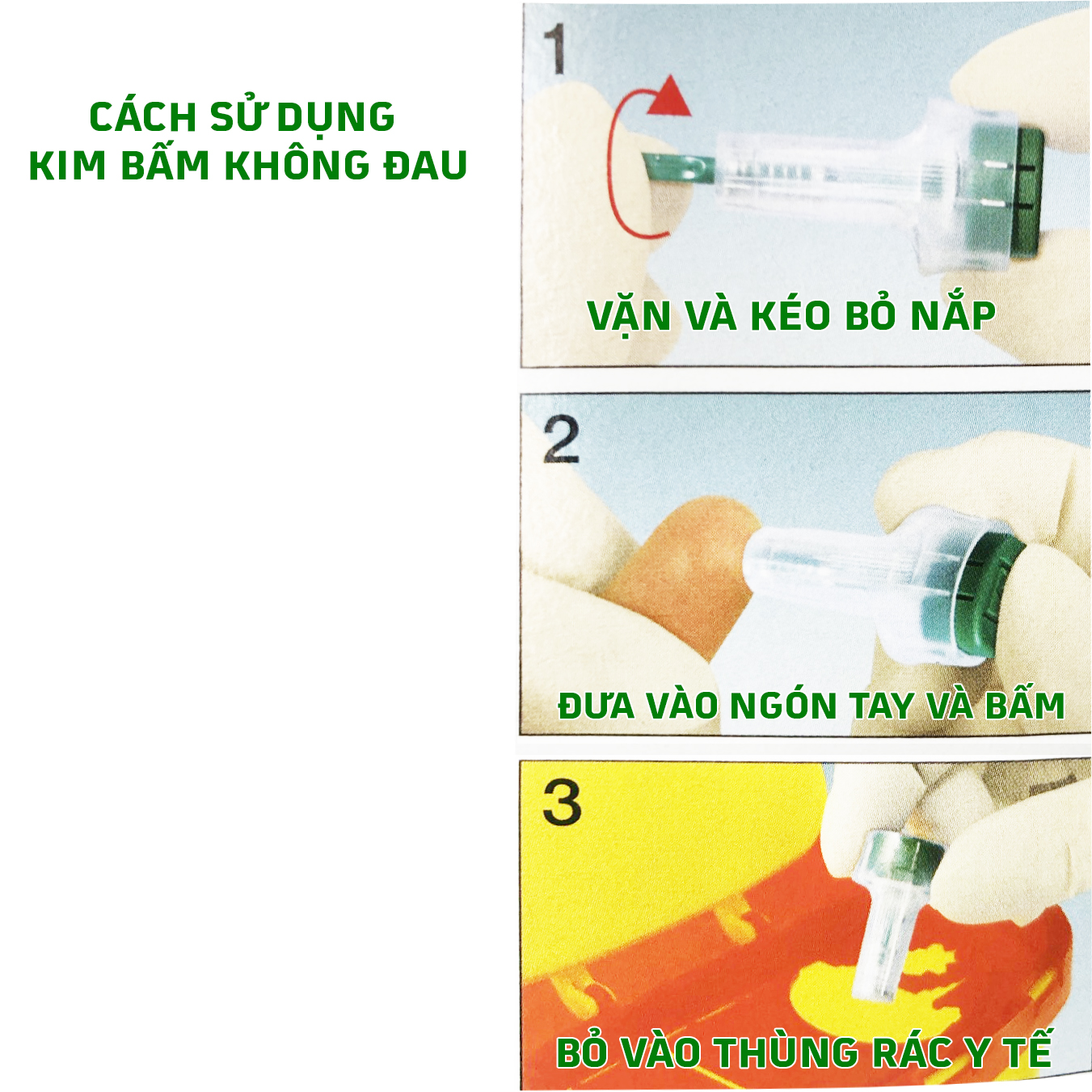 Bộ Kit Test Xét Nghiệm Nhanh HIV (Lấy Máu Đầu Ngón Tay) FASTEP