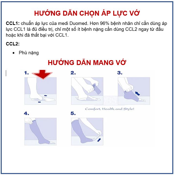Vớ Y Khoa Chân Medi Duomed