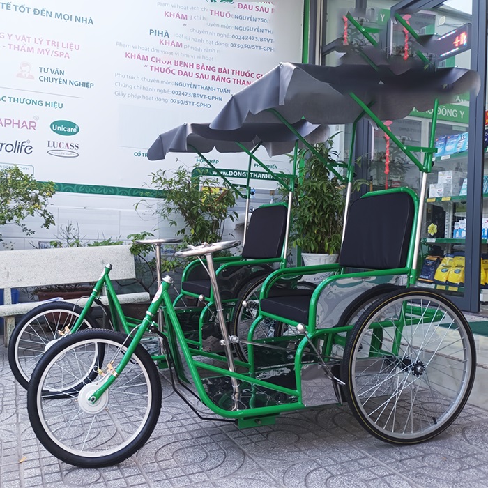 Xe Lắc Tay Có Mui Đức Cường