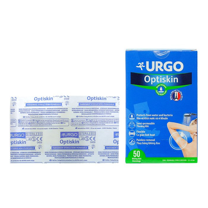 Băng Gạc Vô Trùng Bán Thấm Có Keo Urgo OPTISKIN