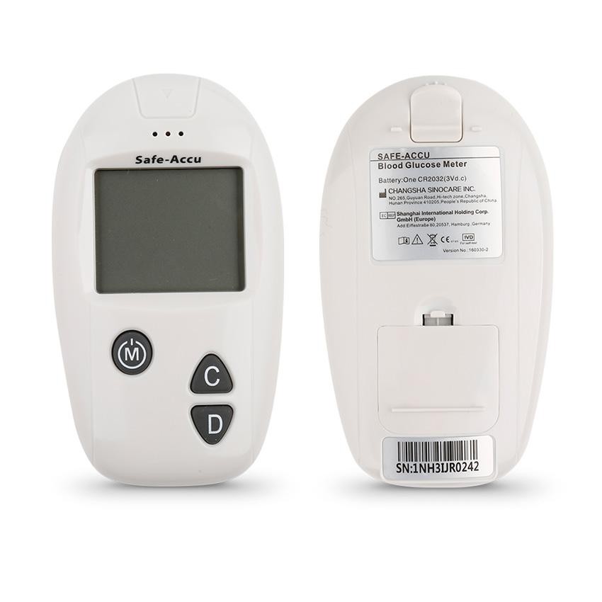 [TẶNG QUE, KIM, CỒN] Máy Đo Đường Huyết Sinocare Safe-Accu (MG) (+50 Que, 50 Kim, Cồn)