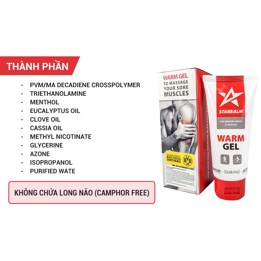 Gel Làm Nóng Starbalm Warm Gel (Hà Lan)