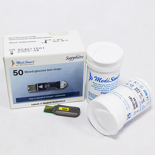 Que Thử Đường Huyết Medismart Sapphire