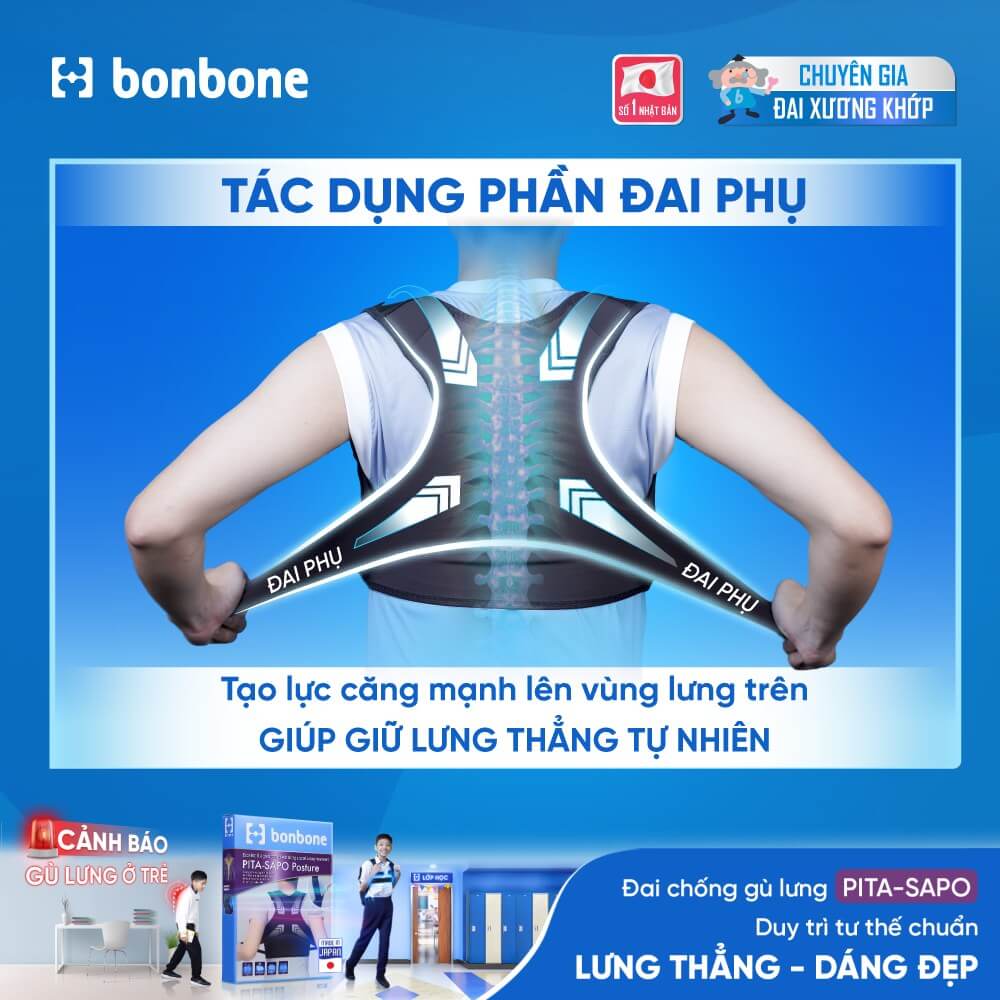 Đai Chống Gù Lưng Bonbone Pita Sapo Posture