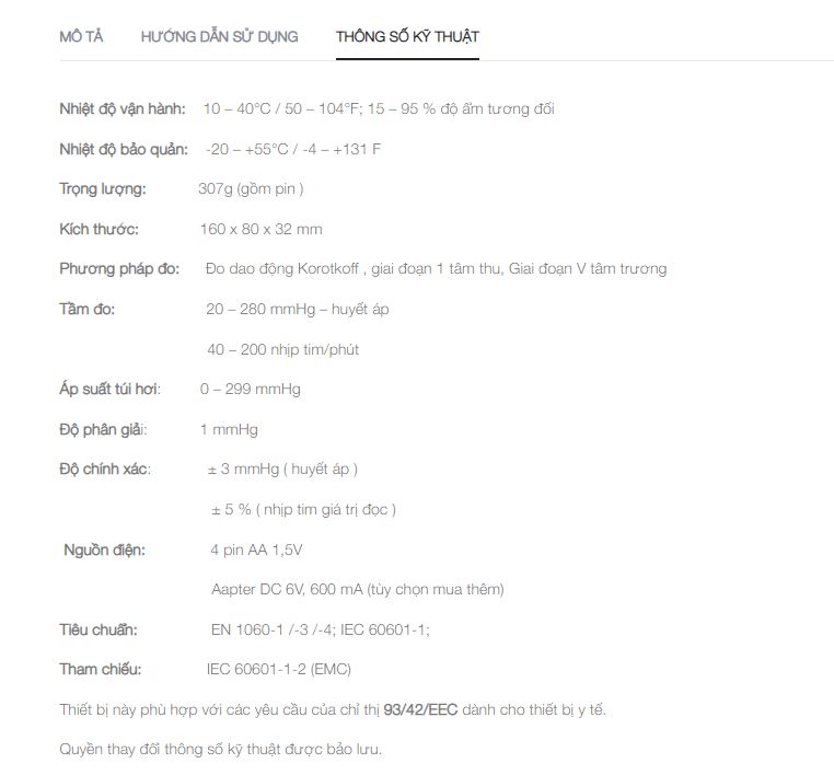 Máy Đo Huyết Áp Bắp Tay Microlife BP A6 Basic (Afib)