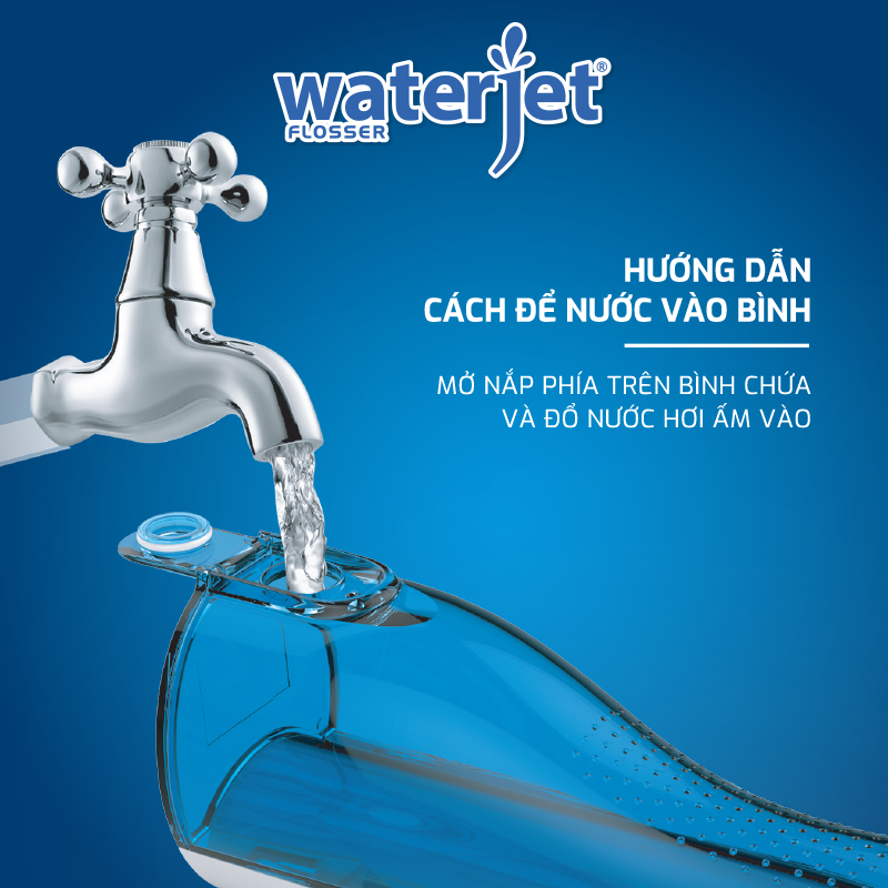 Máy Tăm Nước Du Lịch Không Dây Waterjet Cordless MAXI