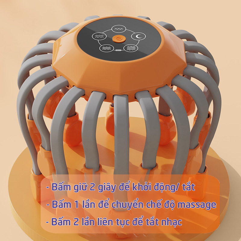 Máy Massage Đầu Bạch Tuột Octopus Head Massager