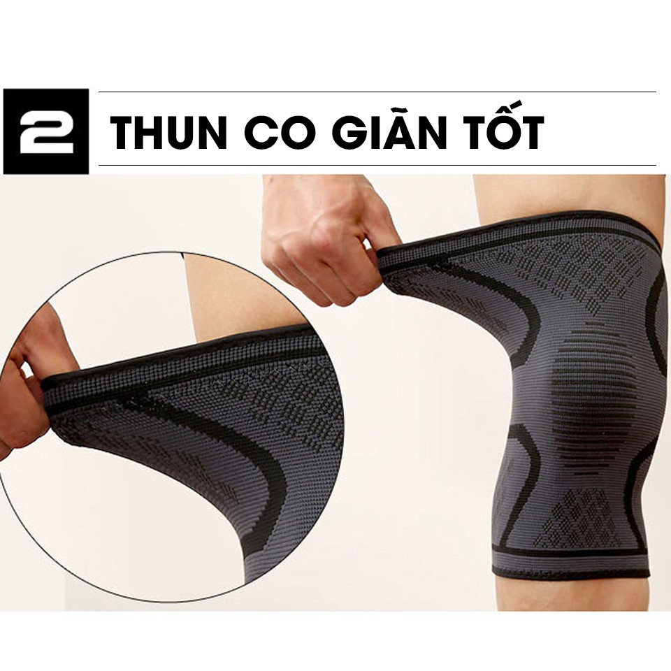 Bó Gối Thể Thao Đàn Hồi AOLIKES AL7718 (AL 7718) (1 Đôi)