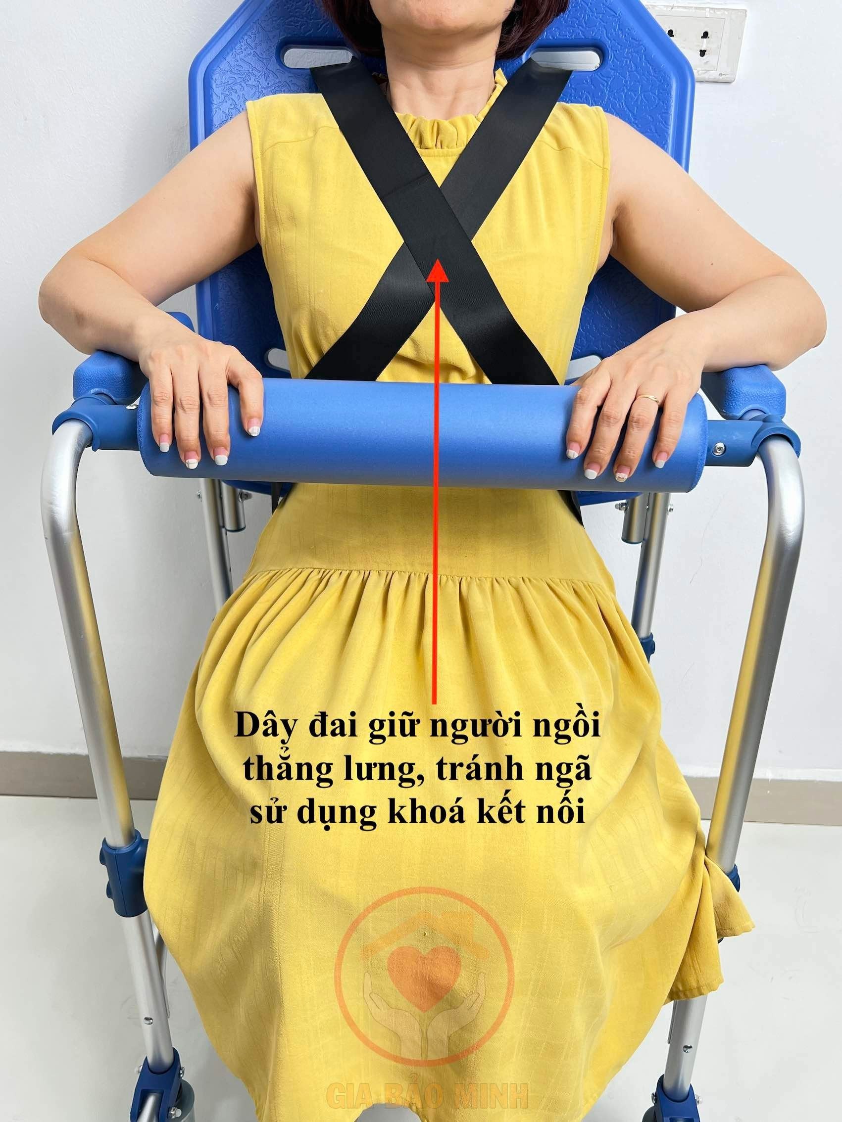 Ghế Bô Cho Người Tai Biến, Bại Não, Già Yếu GBM-015