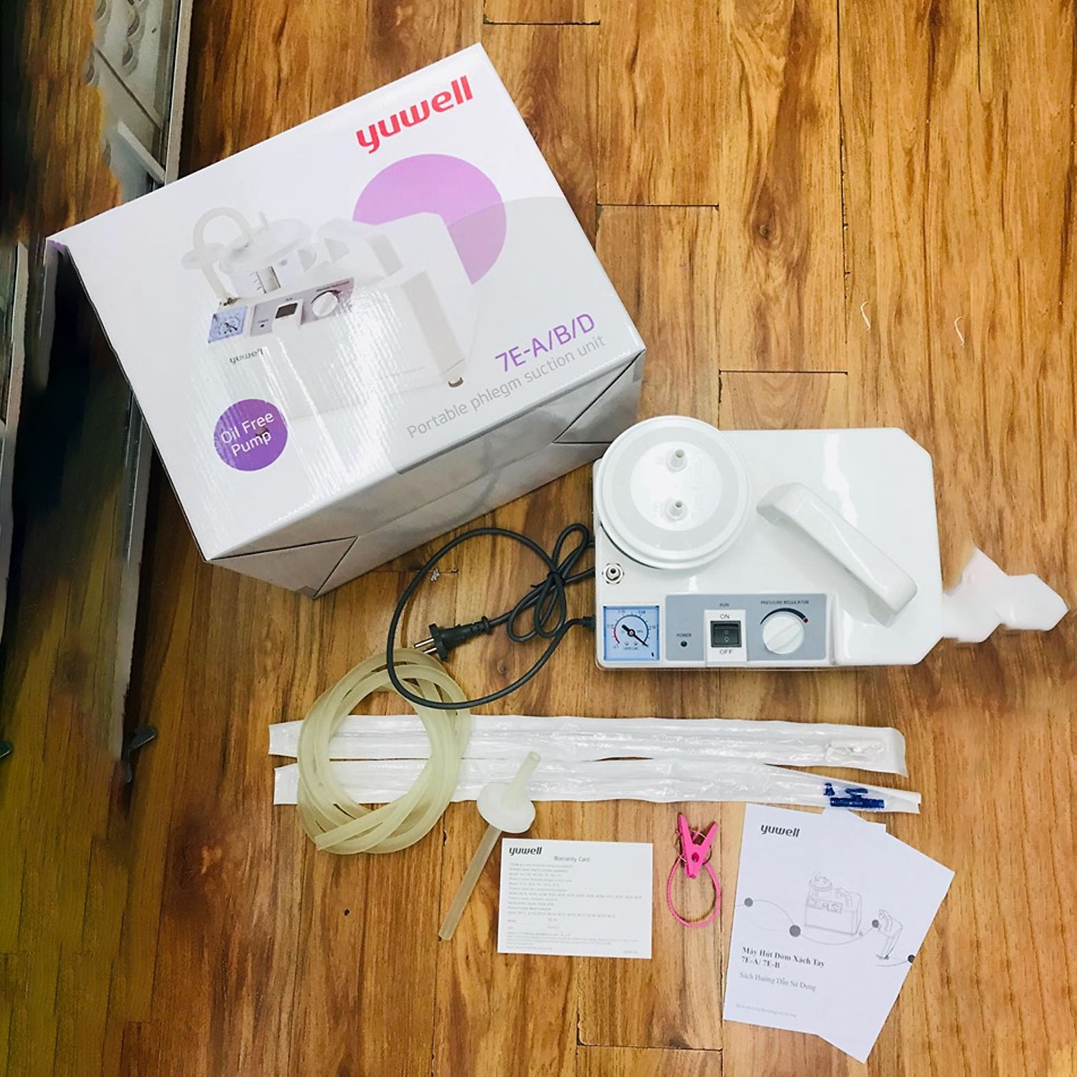 Máy Hút Dịch 1 Bình Yuwell 7E-A