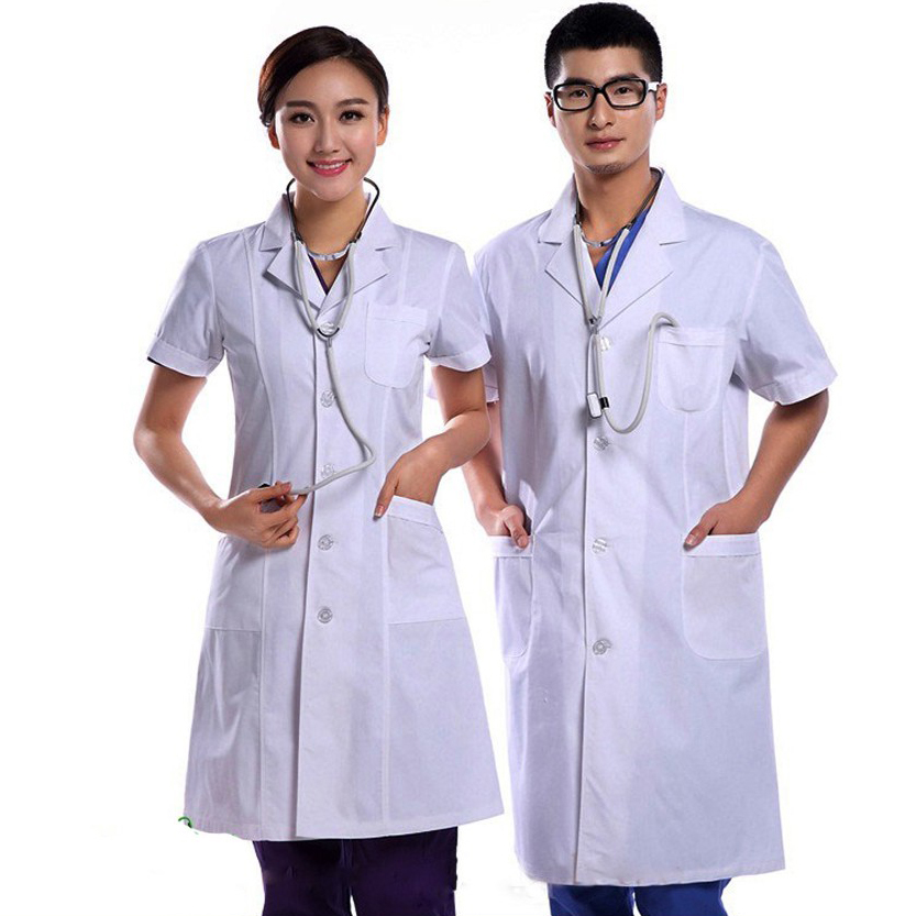 Áo Bác Sĩ Dài Tay Trắng