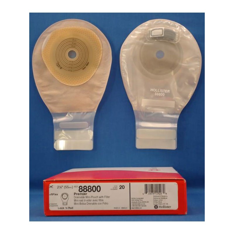 Túi Hậu Môn Nhân Tạo 1 Mảnh Cho Bé Trên 4 Tháng Tuổi Hollister 88800 (Lọc Khí, Khóa Cuốn)