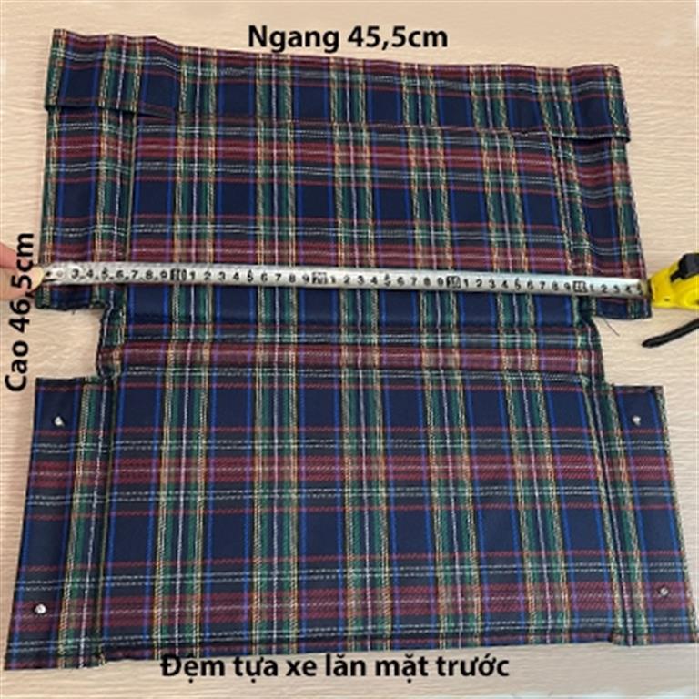 [PHỤ KIỆN] Tấm Đệm Ngồi + Tựa Lưng Xe Lăn Nhôm Du Lịch Lucass X-63L