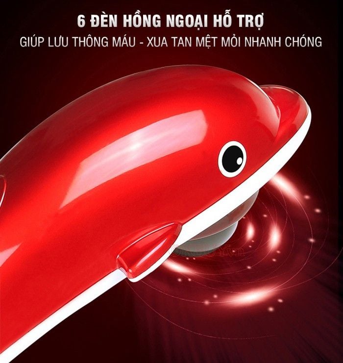Máy Massage Cầm Tay Cá Heo Unicare UCL-2002E