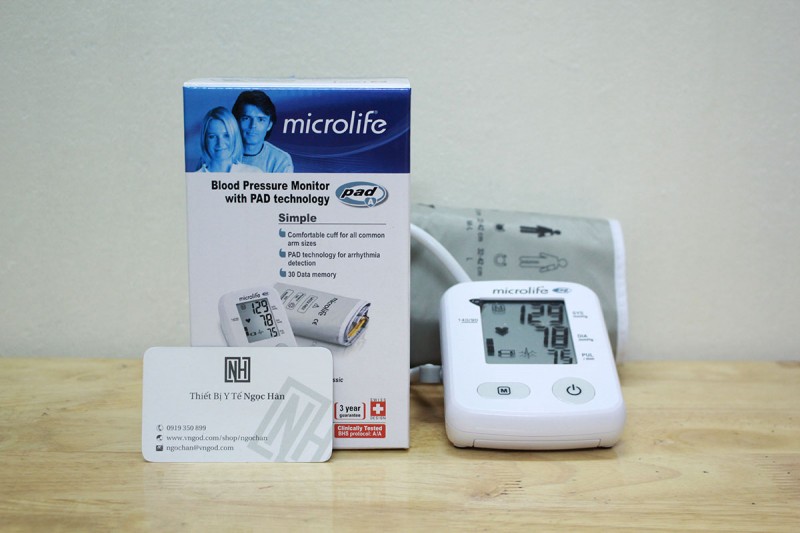 Máy Đo Huyết Áp Bắp Tay Microlife A2 Classic