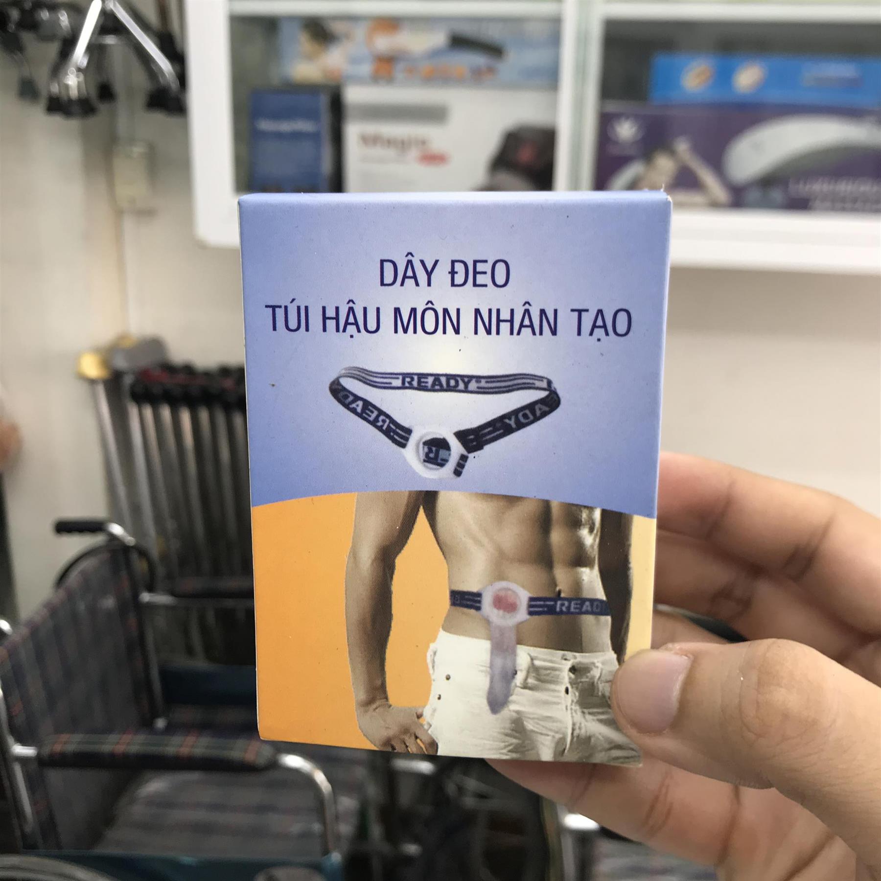 Đai Đeo Hậu Môn Tạm Dùng Túi Nilon Thanh Bình (Hoặc Tương Đương)