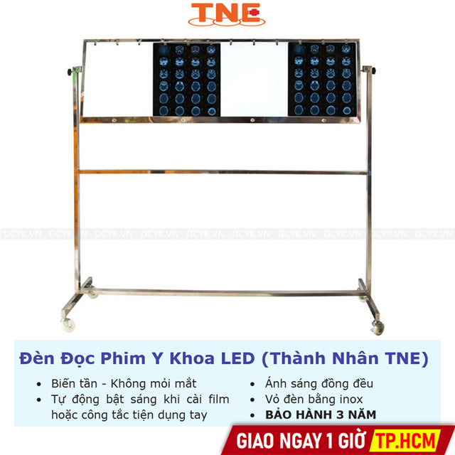 Đèn Đọc Phim Y Khoa LED Chân Đẩy Có Bánh Xe Thành Nhân TNE