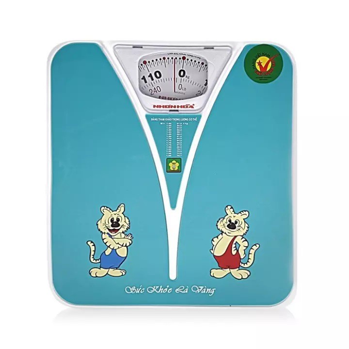 Cân Sức Khoẻ Cơ Học Nhơn Hòa NHHS-120-K5 (120 Kg) (Màu Ngẫu Nhiên)