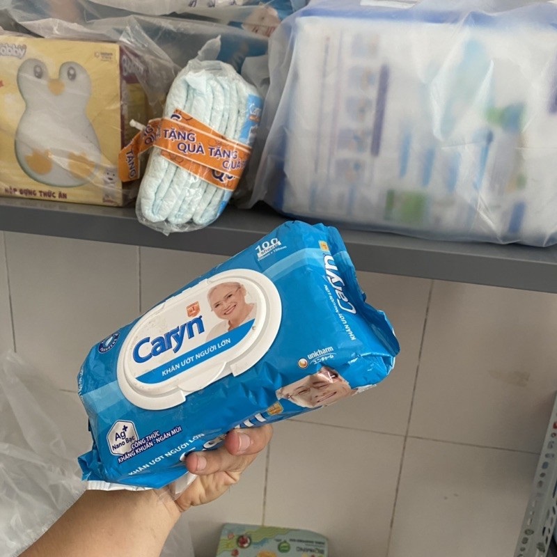 Khăn Ướt Người Lớn Caryn (100 Miếng)
