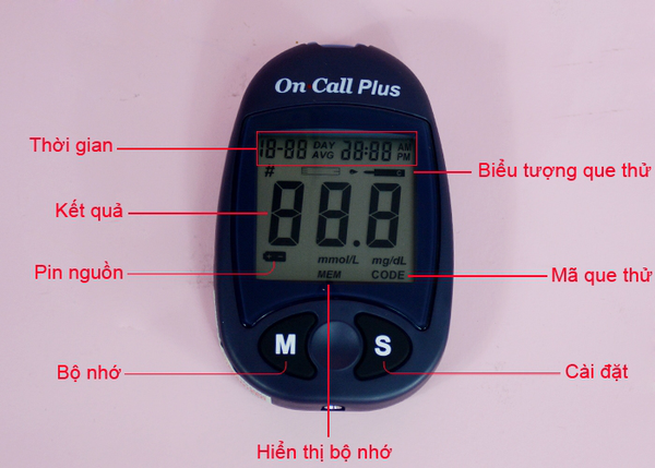 [TRỌN BỘ] Máy Đo Đường Huyết On-Call Plus (+ 50 Que, Kim, Cồn)