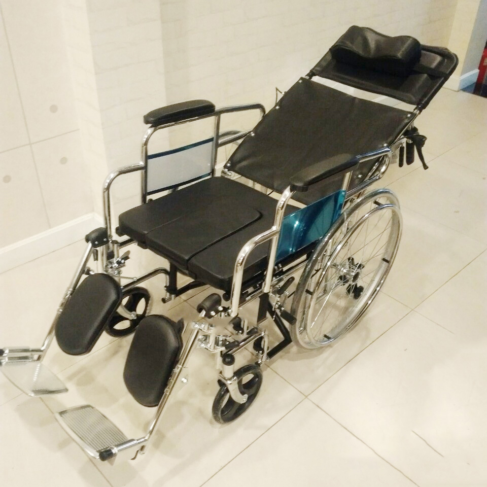 Xe Lăn Nằm Có Bô, Đệm Simili Lucass X-607 (X607)