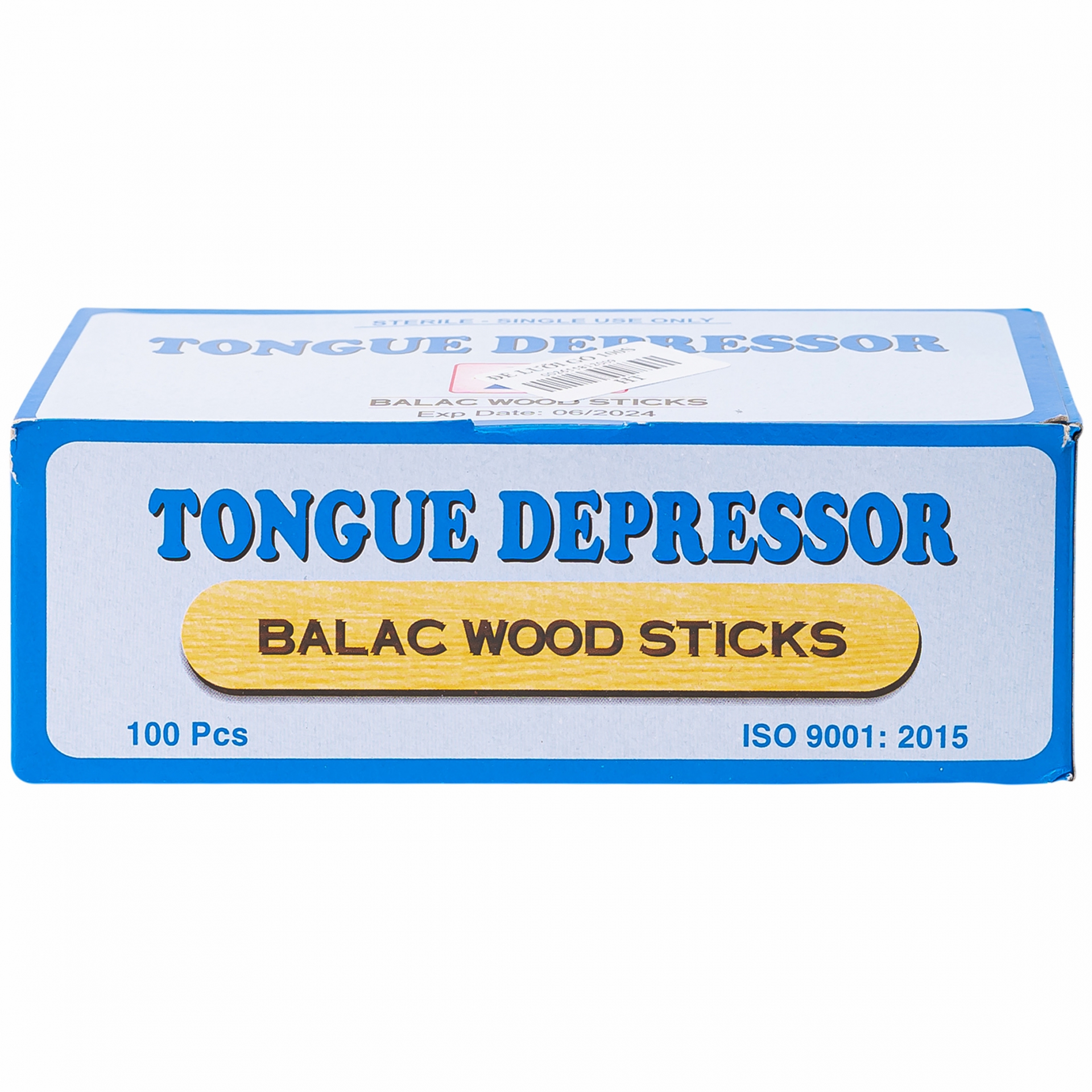 Que Đè Lưỡi Gỗ Lạc Việt Balac Wood Sticks (Hộp 100 que)