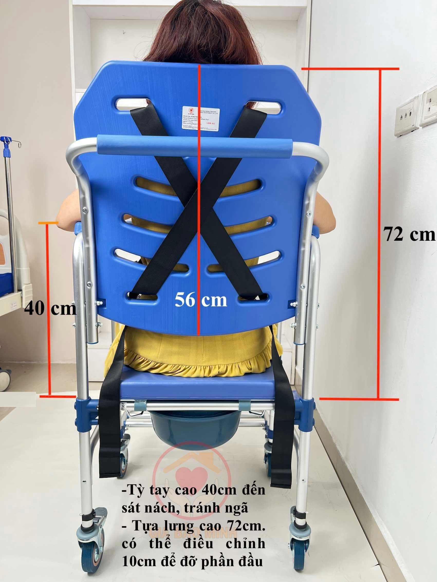 Ghế Bô Cho Người Tai Biến, Bại Não, Già Yếu GBM-015