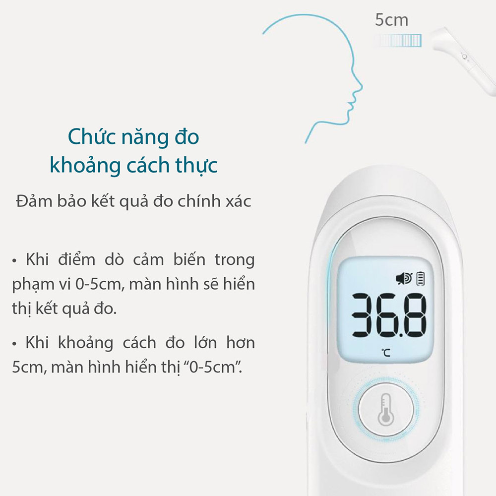 Nhiệt Kế Hồng Ngoại Đo Trán Yuwell YT-1