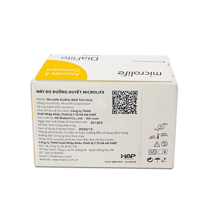 Que Thử Đường Huyết MICROLIFE DiaRite Test