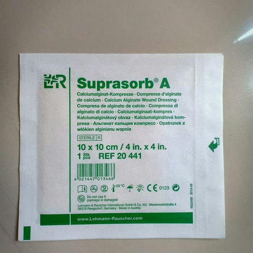 Gạc Kháng Khuẩn Hút Dịch Tạo Gel Tiệt Trùng Suprasorb A +Ag