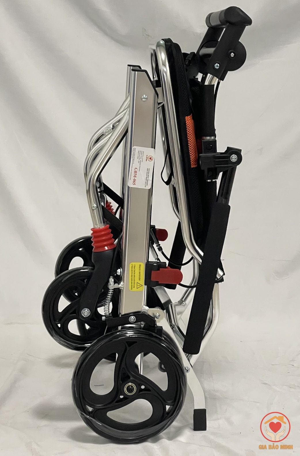 Xe Lăn Du Lịch Xách Tay, Bánh Nhỏ, Có Thể Gấp Gọn GBM-065