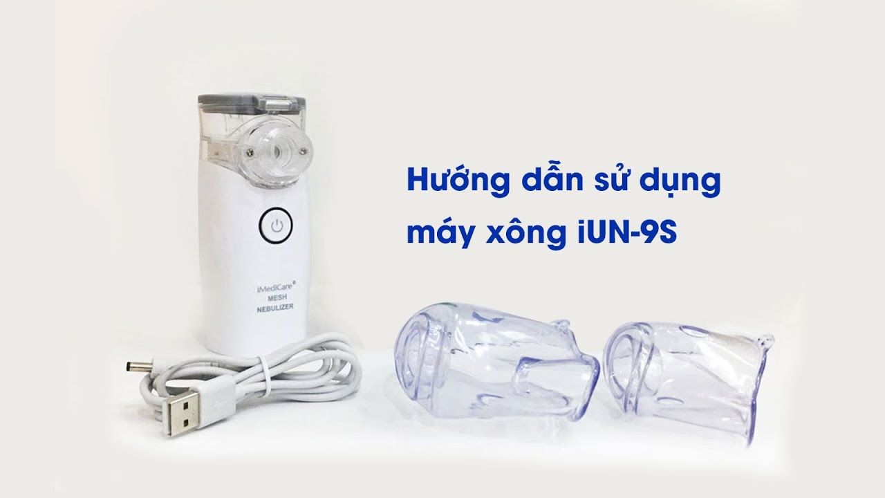Máy Xông Khí Dung Siêu Âm Cầm Tay Imedicare iUN-9S (iUN 9S)