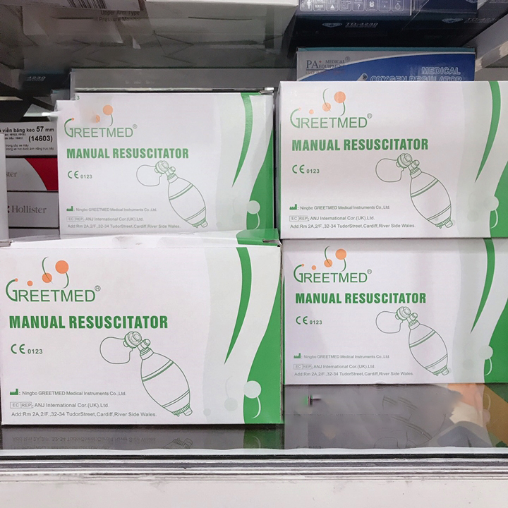 Bóp Bóng Cấp Cứu Hô Hấp Nhân Tạo (Ampu) Greetmed